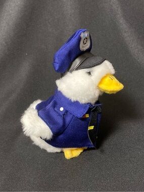 Aflac Insurance Duck Mini Plush Police Man Security Guard Uniform